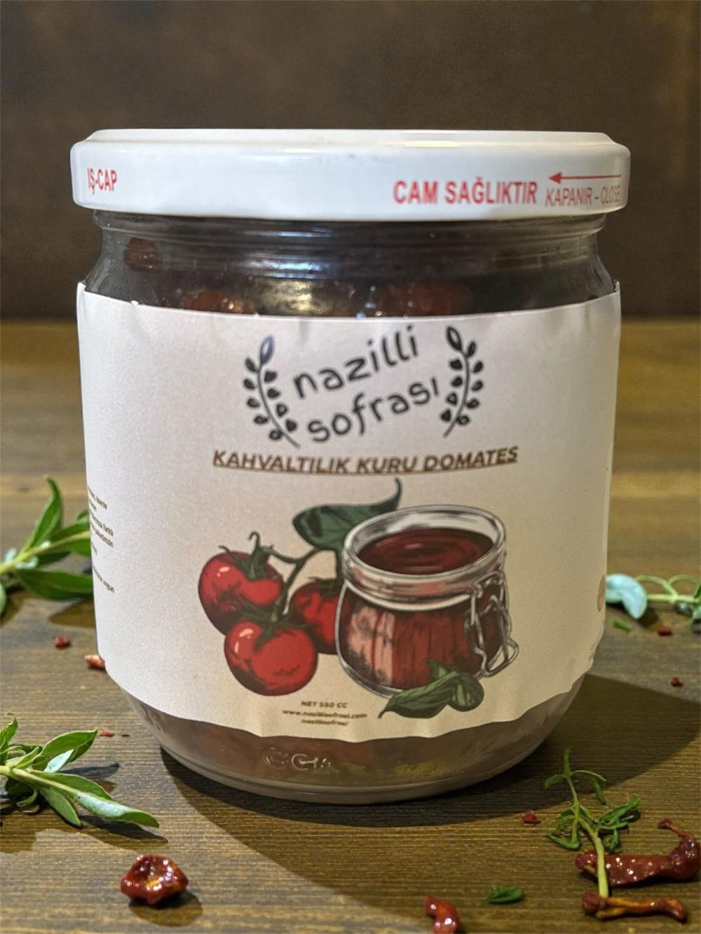 Nazilli Sofrası Kuru Domates Kahvaltılık ambalajı