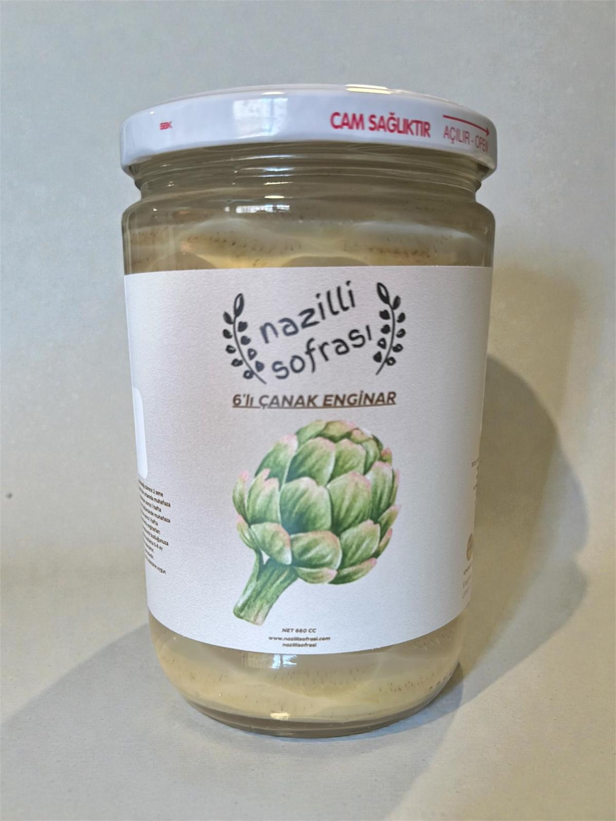 Nazilli Sofrası Çanak Enginar yakın çekim