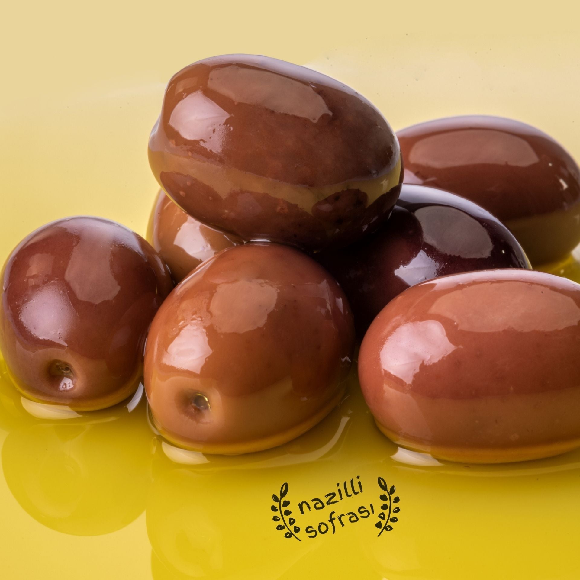 Nazilli Sofrası Yağlı Çizik Zeytin 3 kg yakın çekim